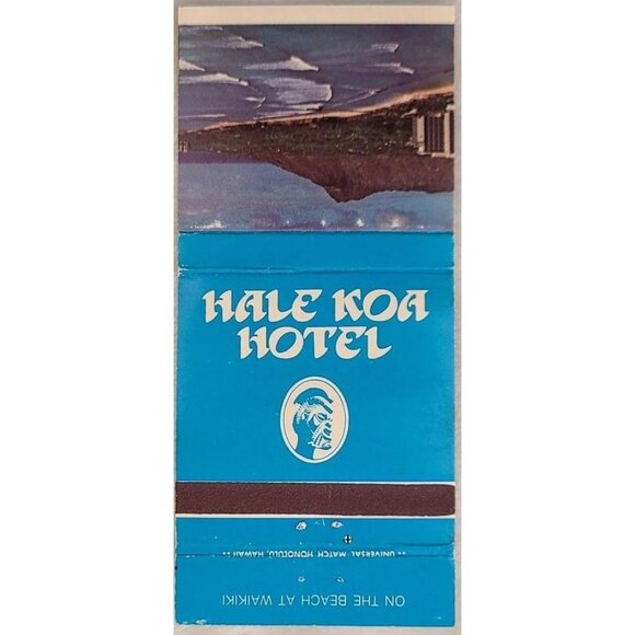 Vintage Matchbook Cover Hale Koa Hotel Waikiki Beach Honolulu Hawaii Beach Photo - Picture 2 of 5